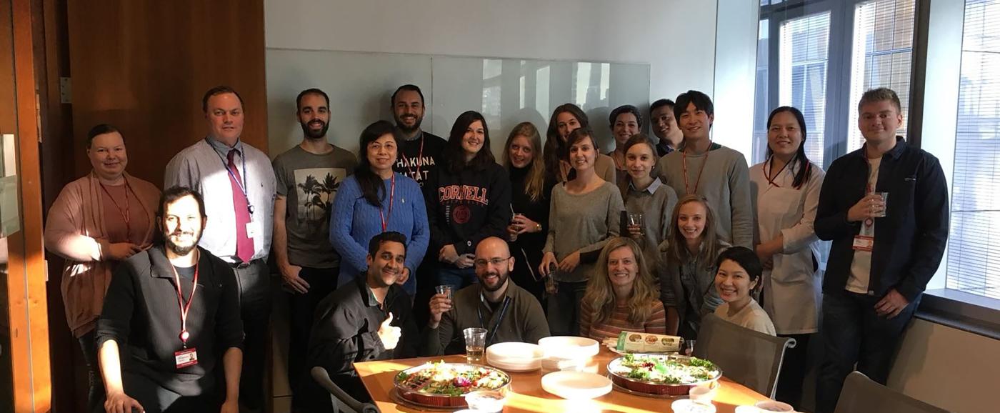 the lyden lab team standing together for a picture